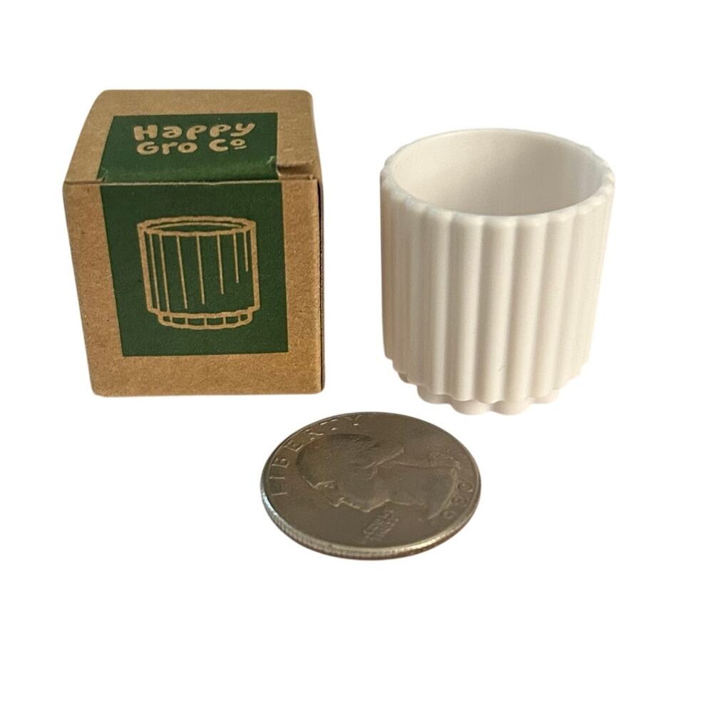 MGA Miniverse Make It Mini Medium Planter Pot New White